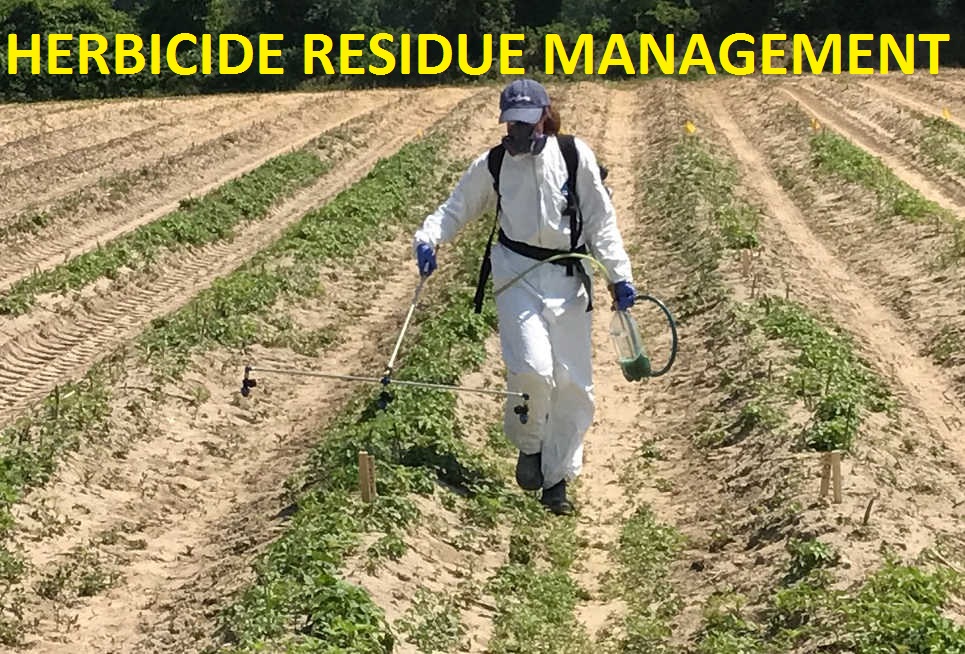 manage herbicide residue