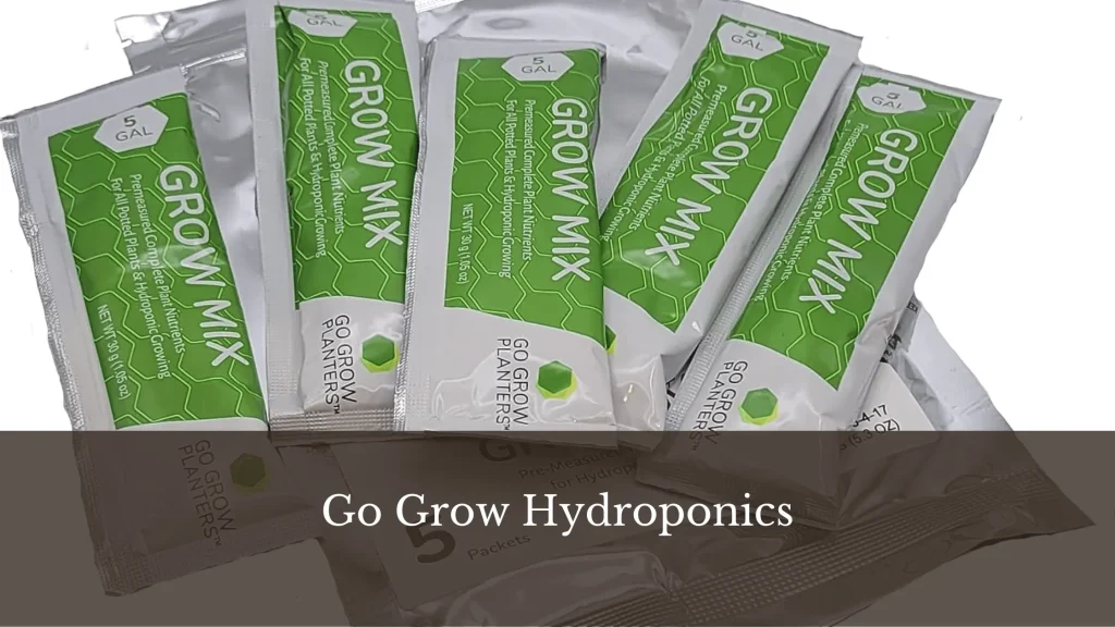 GO Grow Hydroponic Nutrients