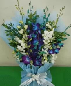 Blue Orchids as a gift - Flowers