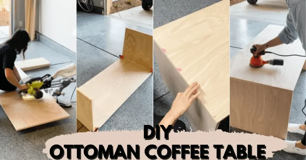 DIY Ottoman Coffee Table